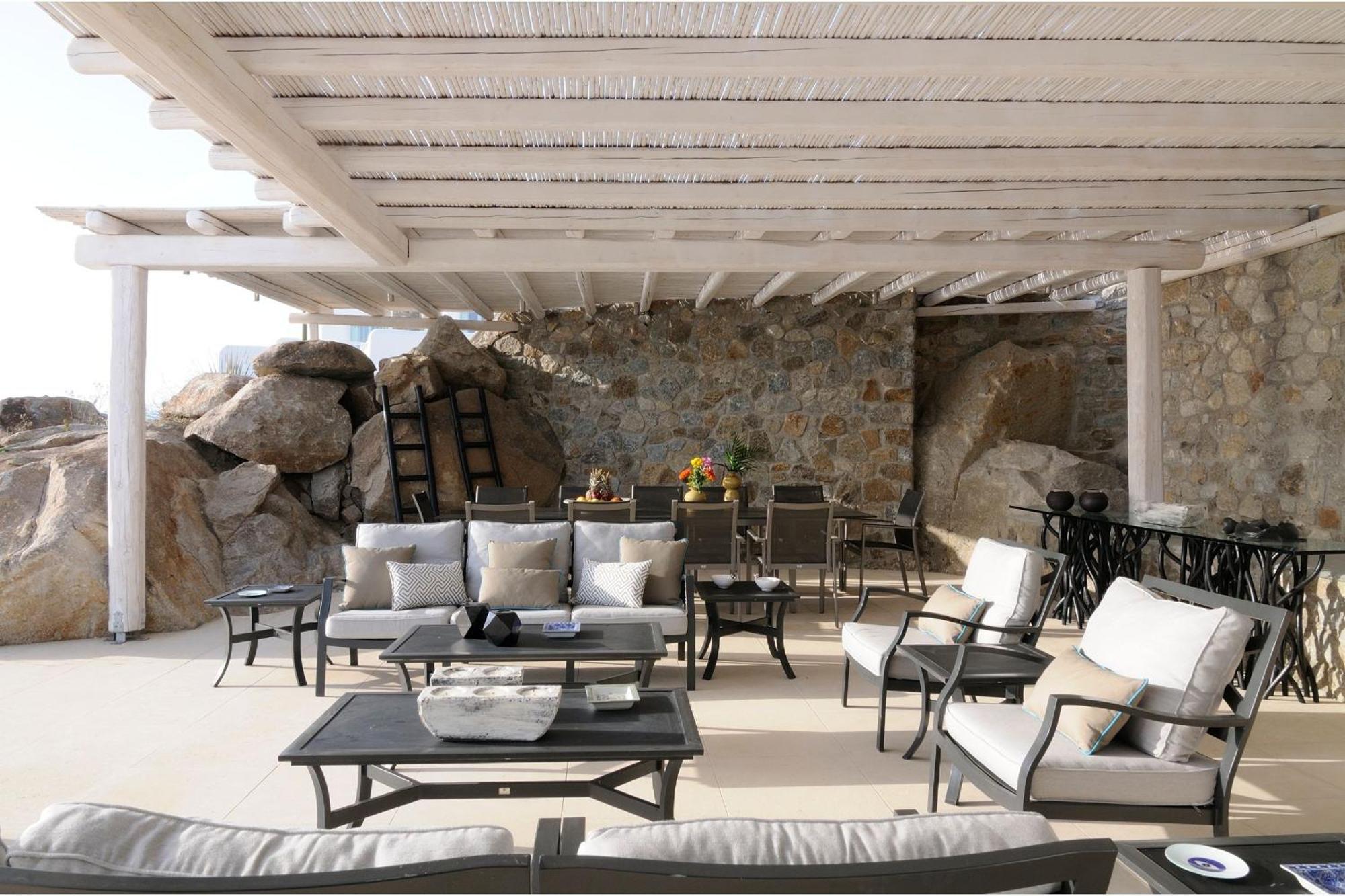 Stunning Mykonos 7 Bedrooms Rosella Private Pool Modern Interiors Pouli