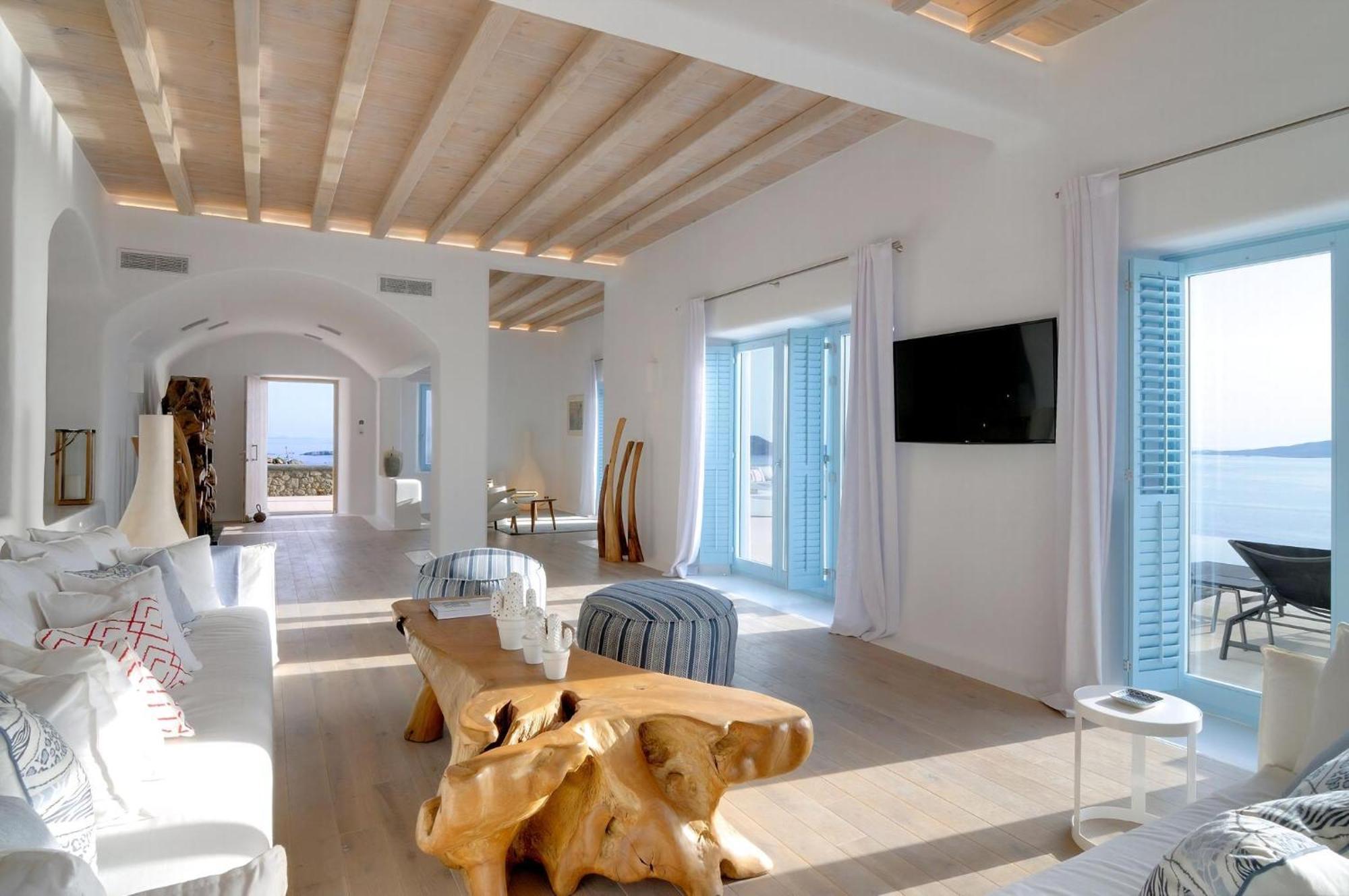 Stunning Mykonos 7 Bedrooms Rosella Private Pool Modern Interiors Pouli