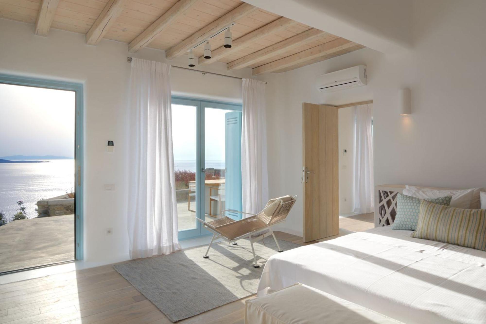 Stunning Mykonos 7 Bedrooms Rosella Private Pool Modern Interiors Pouli Villa Agios Ioannis Diakoftis