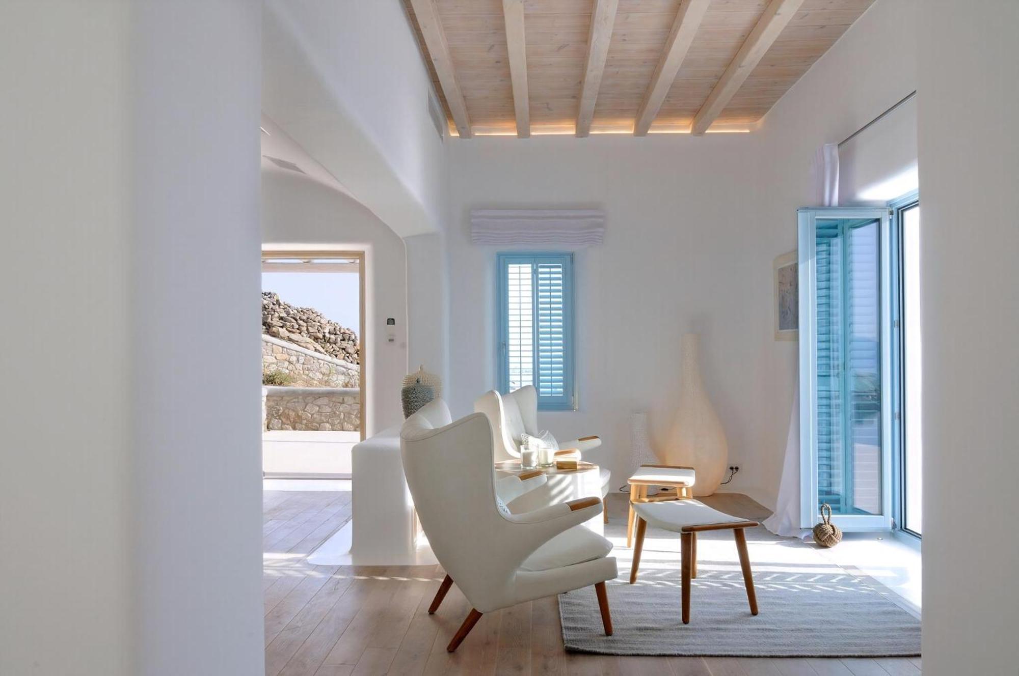 Stunning Mykonos 7 Bedrooms Rosella Private Pool Modern Interiors Pouli * Agios Ioannis Diakoftis